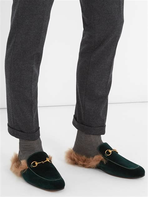 gucci loafers fur mens|men's Gucci loafers outlet.